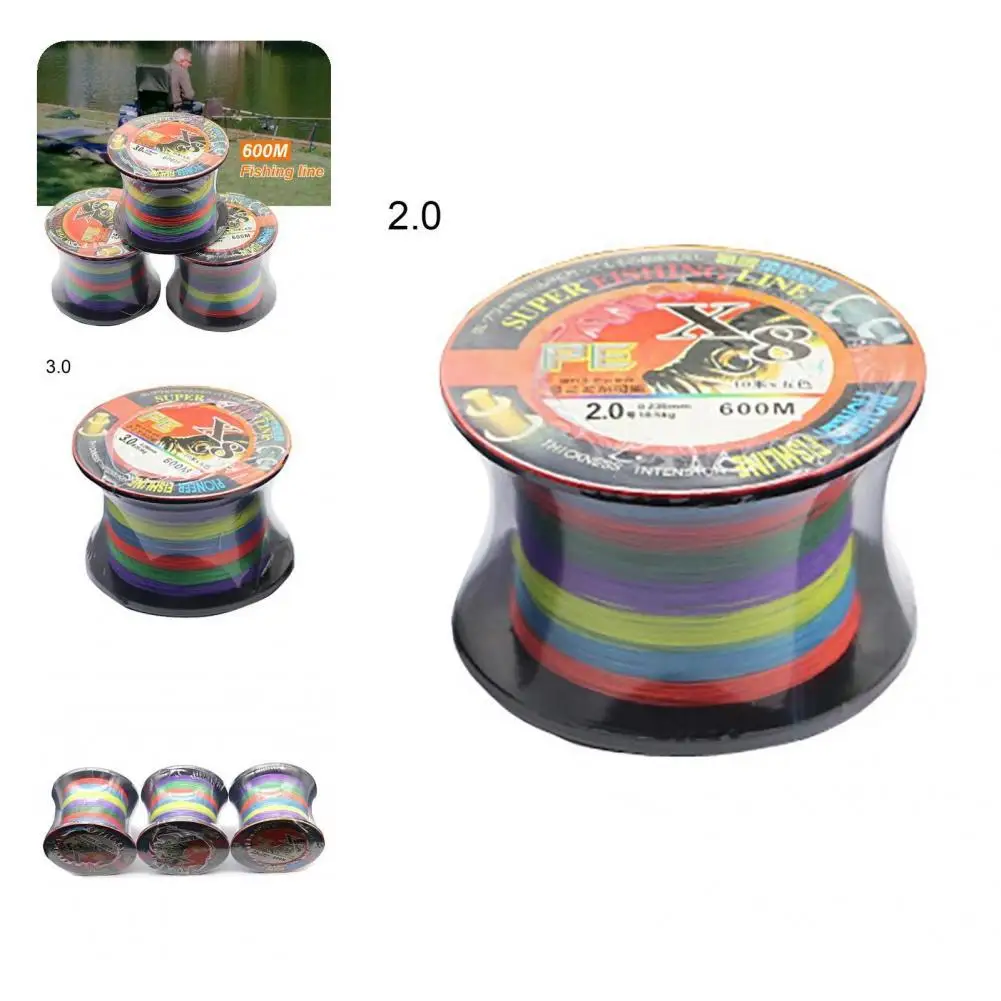 

Lightweight Convenient 8 Trands Strong Pulling Force Carp Fishing Line PE Carp Fishing Wire Antiwind for Night Fishing
