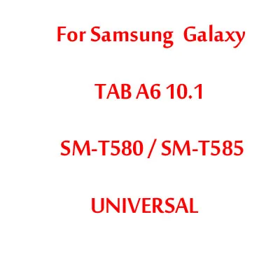 For T580 T585 Glass 9H Защита экрана для samsung Galaxy Tab A 6 10,1 SM-P580 закаленное стекло для Galaxy Tab A 10,1 дюймов SM-P585 стекло для планшетов - Цвет: For T580 T585 Glass