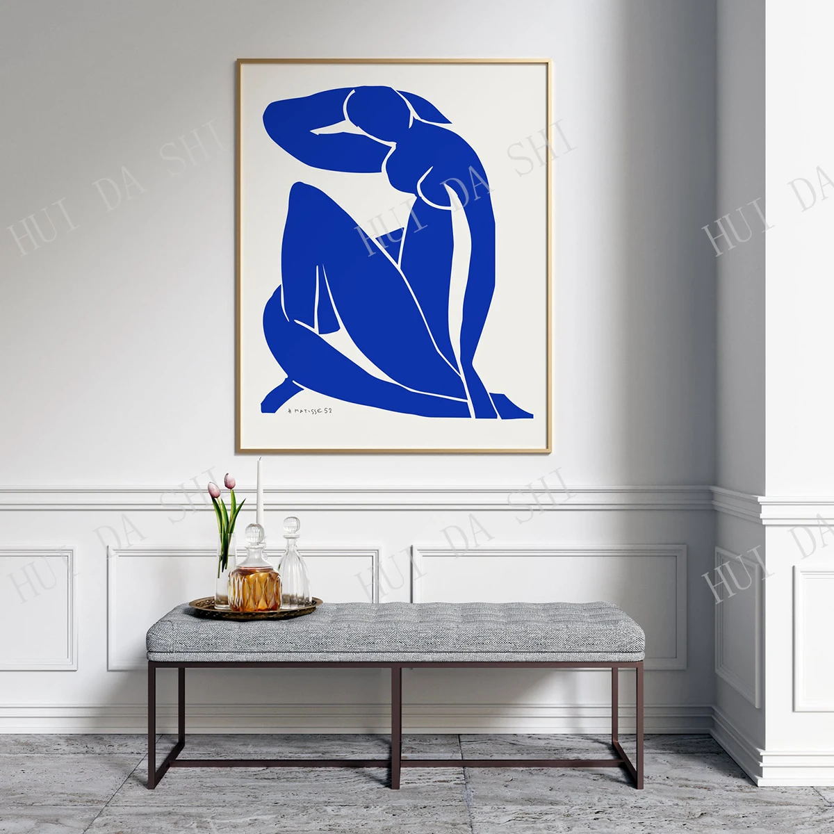 

Matisse Nu сине 2, Matisse Print, Matisse Blue плакат ню, Matisse Exhibition Art, музейное настенное искусство, современное искусство, принт