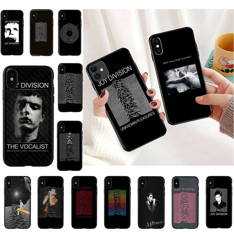 

joy division Phone Case for iphone 13 11 8 7 6 6S Plus 7 plus 8 plus X XS MAX 5 5S XR 12 11 Pro max se 2020 Funda Cover