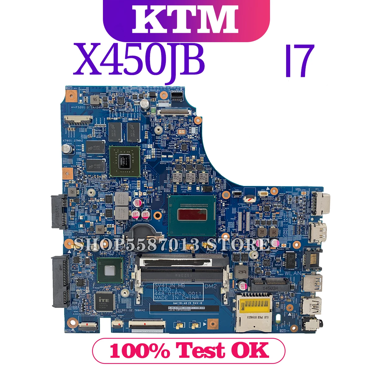 Материнские платы KEFU X450J материнская плата для ноутбука ASUS X450JB X450JF A450J SV41JV X450JN