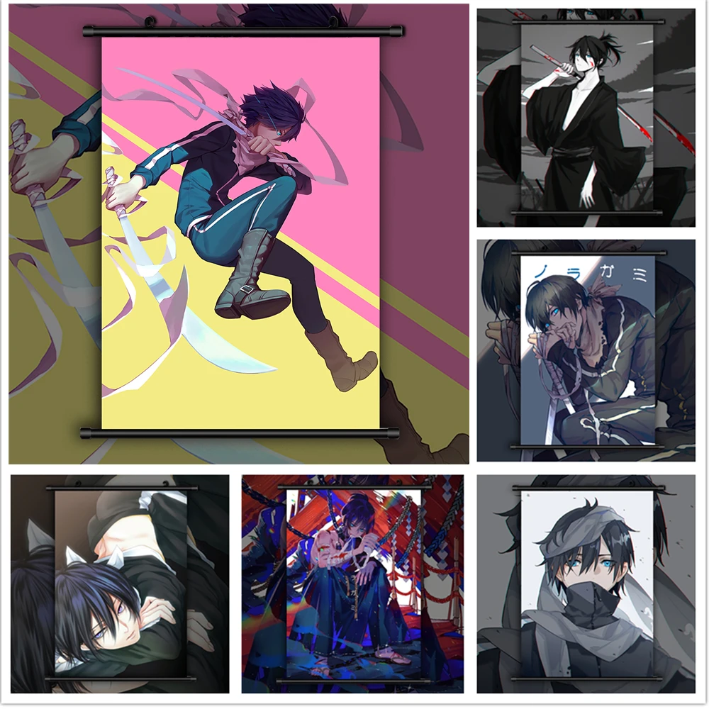 

Noragami Yato Yukine Iki Hiyori Anime Manga HD Print Wall Poster Scroll