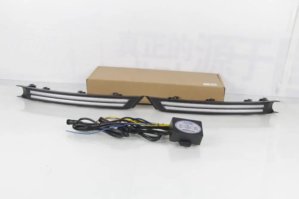 

For Mazda CX-8 CX8 CX5 2017 2018 2019 12V LED Daytime Running Light Fog LamFlowing Turn Signal Relay Waterproof Car DRL