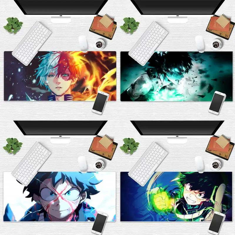 

my hero academia anime Customized MousePads Computer Laptop Anime Mouse Mat Desk Table Protect Game Office Work Mouse Mat pad