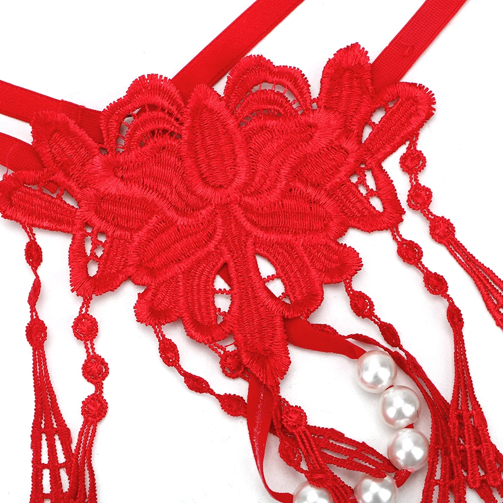 Соло вагинальный стимулятор с кисточками стринги жемчугом трусы Для женщин