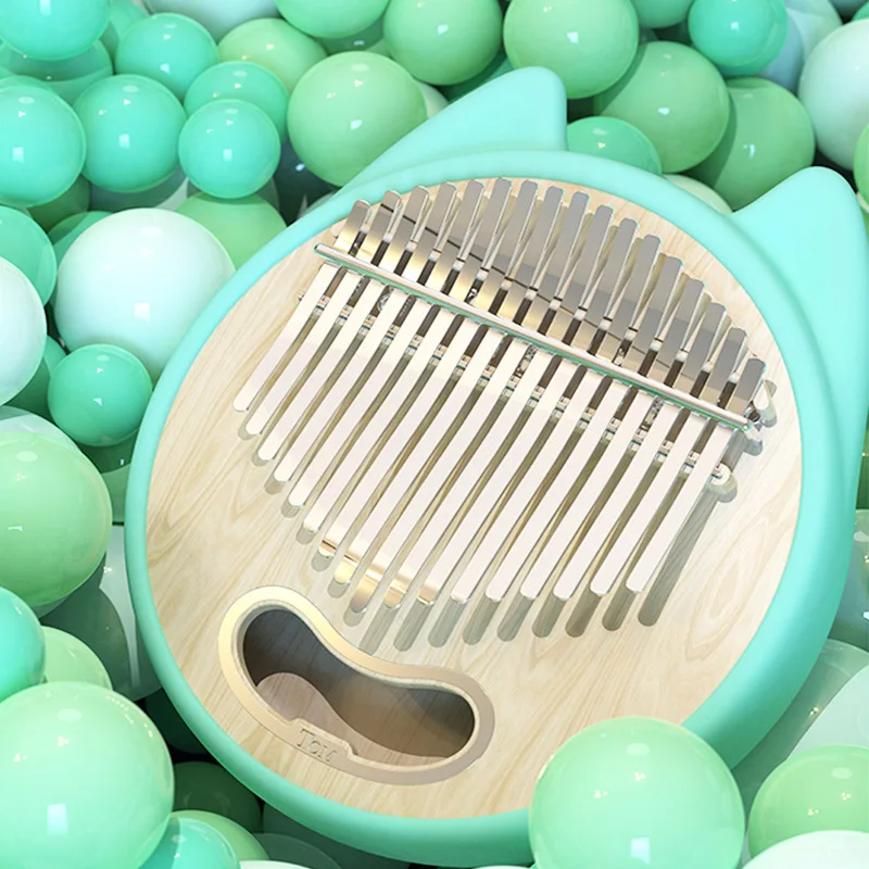 Gecko K17KEQ  17 key  Kalimba Solid KOA K17KEQ African Thumb Piano Finger Percussion Keyboard