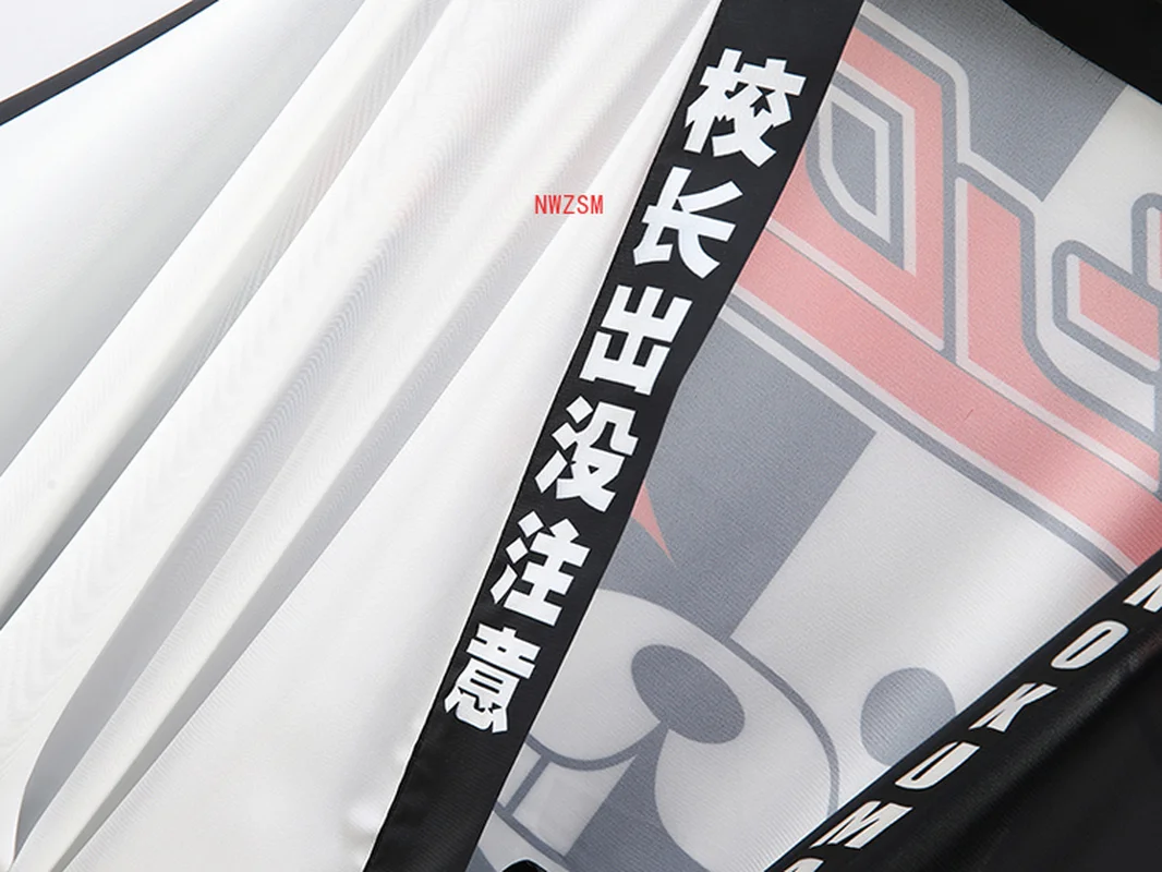 Аниме Danganronpa милый Monokuma шифоновая накидка Косплей Костюм японское кимоно юката