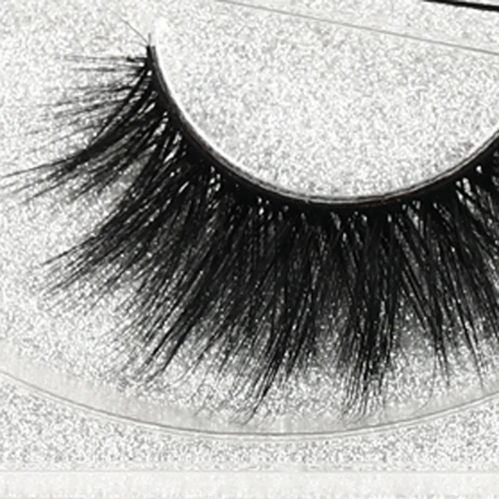 25 мм 3D Искусственные норковые ресницы Толстые Накладные крест-накрест пряди