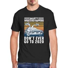 Футболка унисекс, хлопковая, с круглым вырезом, в винтажном стиле, с надписью Marty Whatever Happens, Don't Ever Go To 2020
