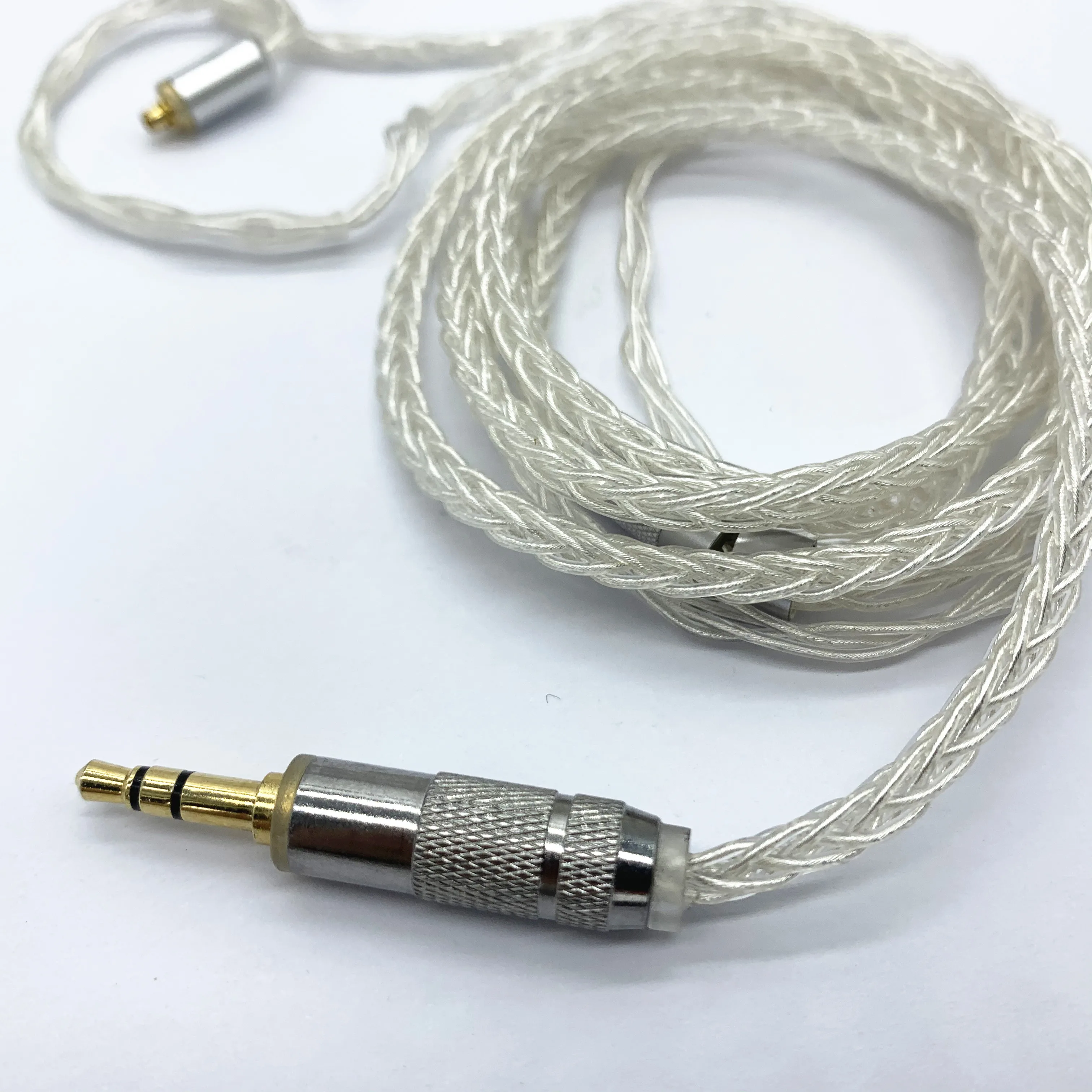 

diy earphone cable silver plated wire mmcx/0.78mm