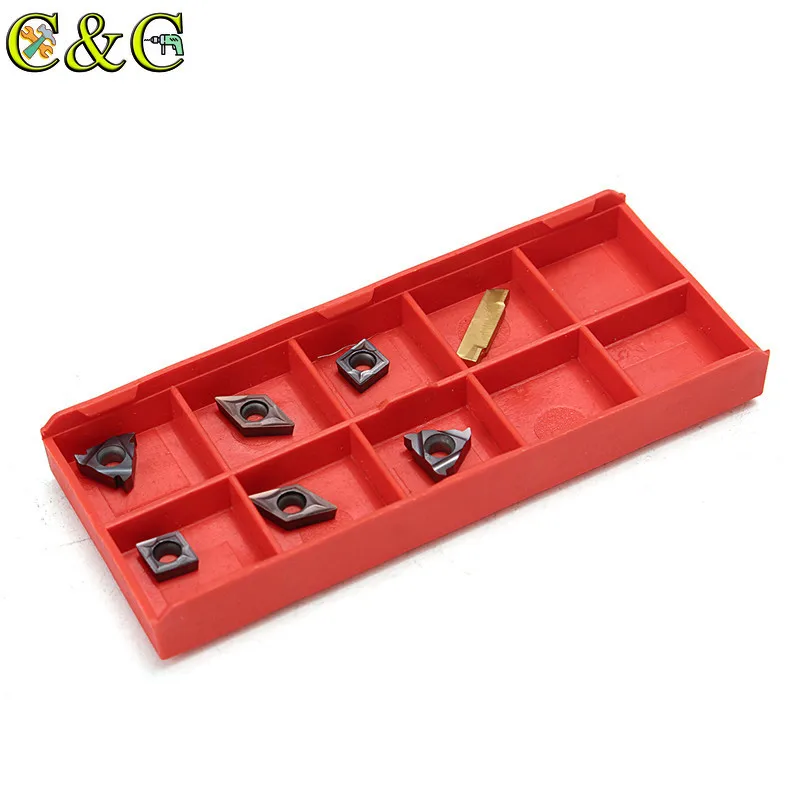 

7pcs 10mm Shank Lathe Turning Tool Holder Boring Bar + 7pcs VP15TF Carbide Inserts with 7pcs Wrenches For Lathe Turning Tools