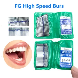 1 пакет50 шт. Стоматологические алмазные FG высокоскоростные боры для полировки стоматологических боры серии EX