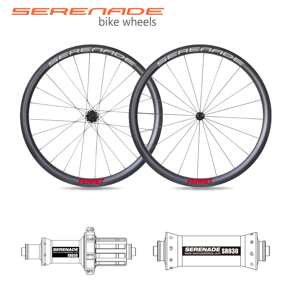 

35mm tubeless-ready 700c road bike carbon wheels 28mm wide