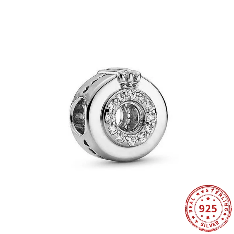 Реальная фотоблестящая Корона O Charm Fit оригинальные браслеты Pandora фотоаксессуары