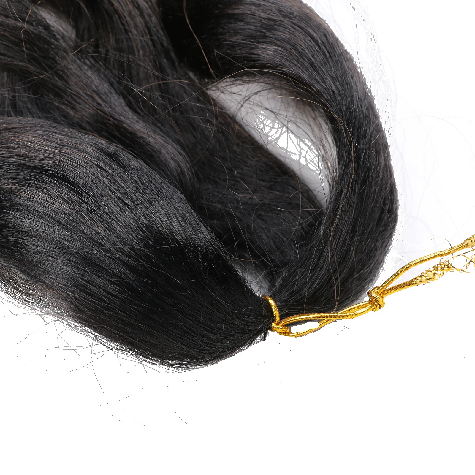 Предварительно растягивающиеся плетеные волосы для косичек 22 дюйма свободные