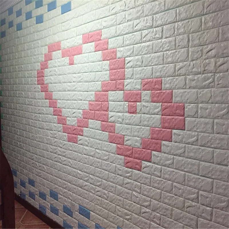 

3d наклейки на стену для детской комнаты, пенопластовые водонепроницаемые, с рисунком кирпича «сделай сам», для гостиной, спальни