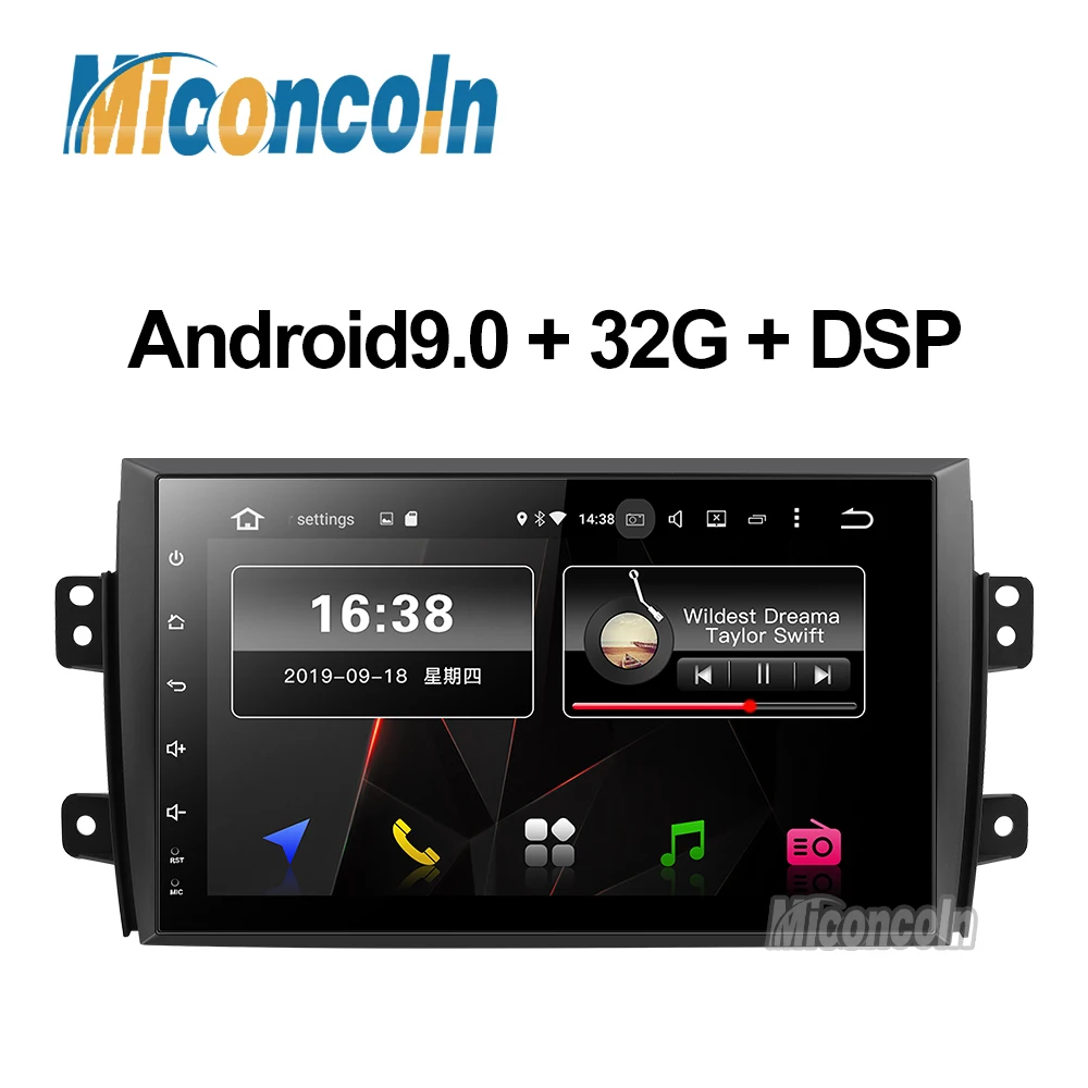 Android 9 0 32G для Suzuki SX4 Автомобильный dvd gps радио wifi навигация автомобильный Радио