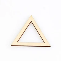 triangular frame shape mascot laser cut christmas decorations silhouette blank unpainted 25 pieces wooden shape 1286