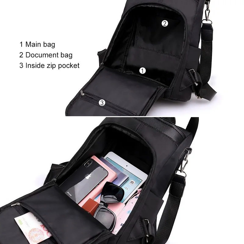 Женский модный рюкзак Оксфорд многофункциональные сумки женские противоугонные