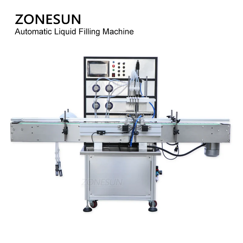 Полностью производственная линия ZONESUN автоматическая машина для розлива жидких