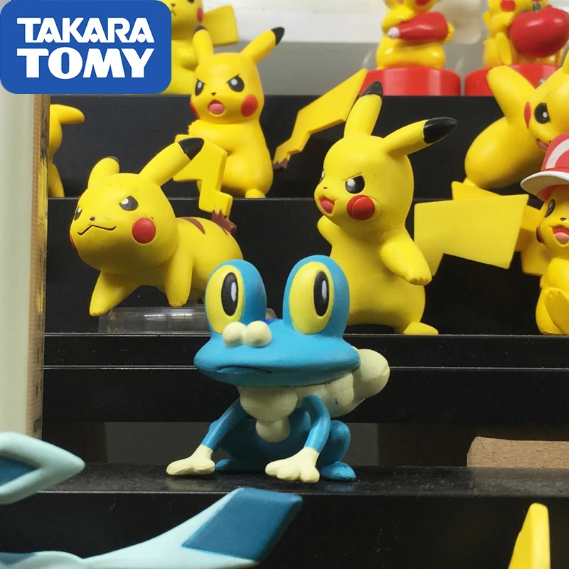

TAKARA TOMY Genuine Pokemon Doll MC Froakie Model Action Figure Froakie Frog Model Collections Toy