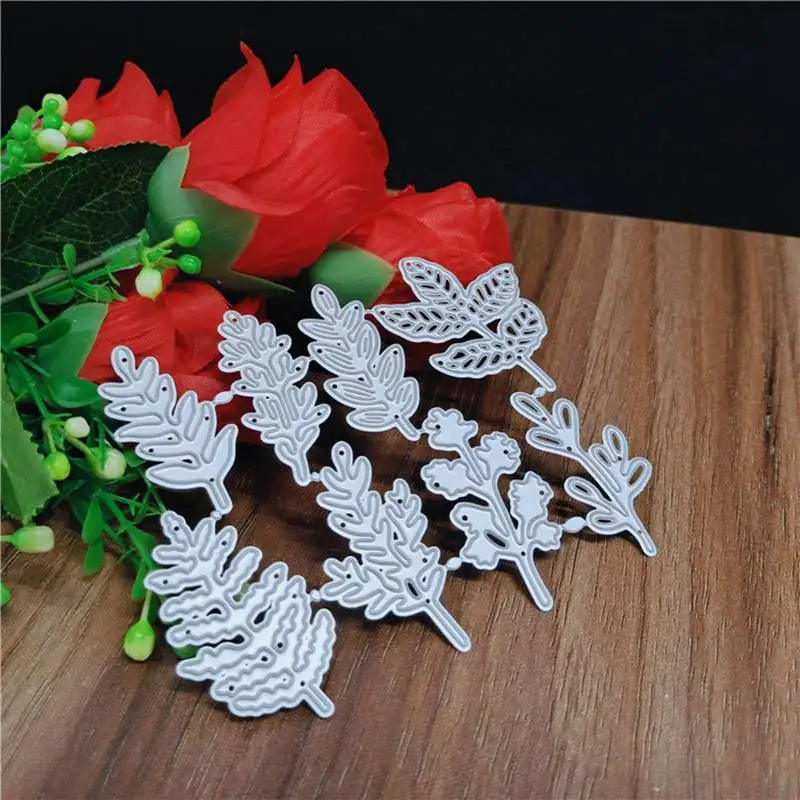 Набор листьев рамка высечка штампованные штампы форма листья тиснение для