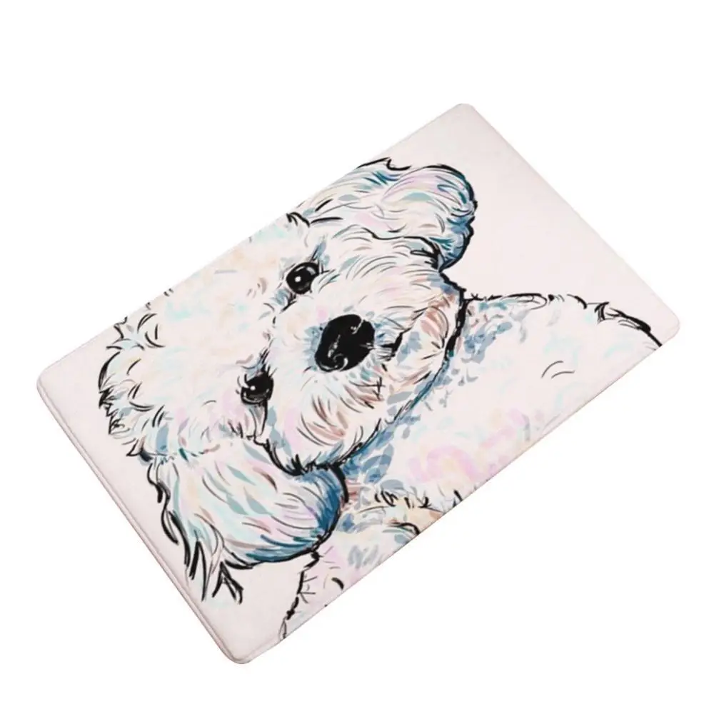 

Lovely Pet Dog Hallway Door Mat Entrance Floor Rug Anti-slip Bathroom Carpet
