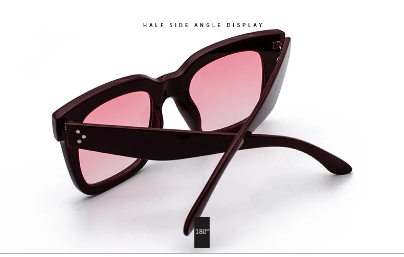Ким солнечные очки в стиле Кардашьян леди плоский верх очки Lunette Femme женские роскошные брендовые Солнцезащитные очки женские заклепки солнцезащитные очки UV400
