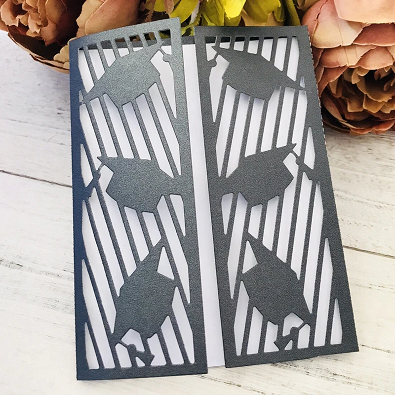 

Graduation Design Craft Metal Cutting Dies stencil mold hat border decoration scrapbook Album Paper Card Craft Embossing die cut