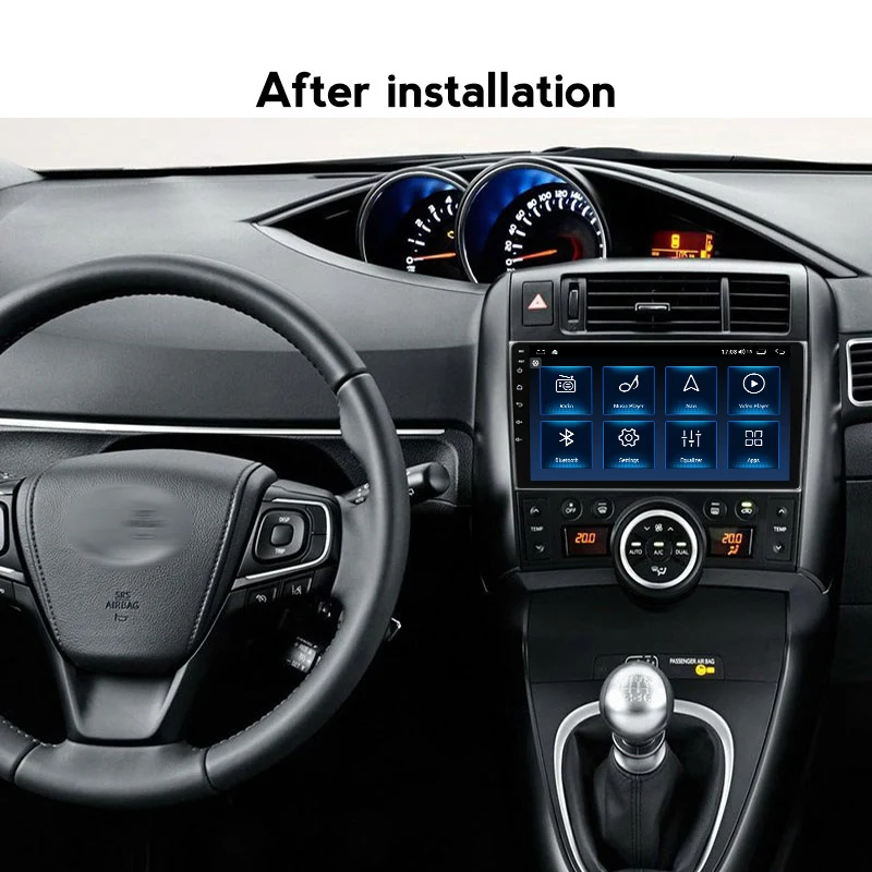 Автомобильный радиоплеер 6G 128G Android 10 0 для Toyota Avensis Verso 2010-2016 Авто GPS DSP Carplay 4G WIFI OBD
