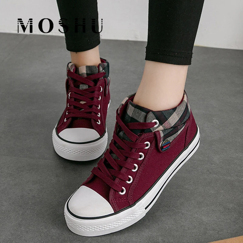 Женские парусиновые кроссовки черные повседневные вулканизированные на