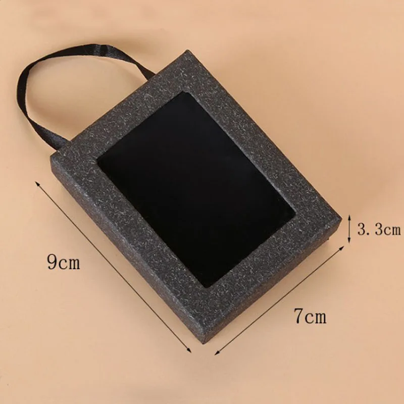 4Colors Transparent PVC Window Soap Boxes Kraft Paper Box Jewelry Open Handle Gift Packaging Wedding Favors Candy | Украшения и