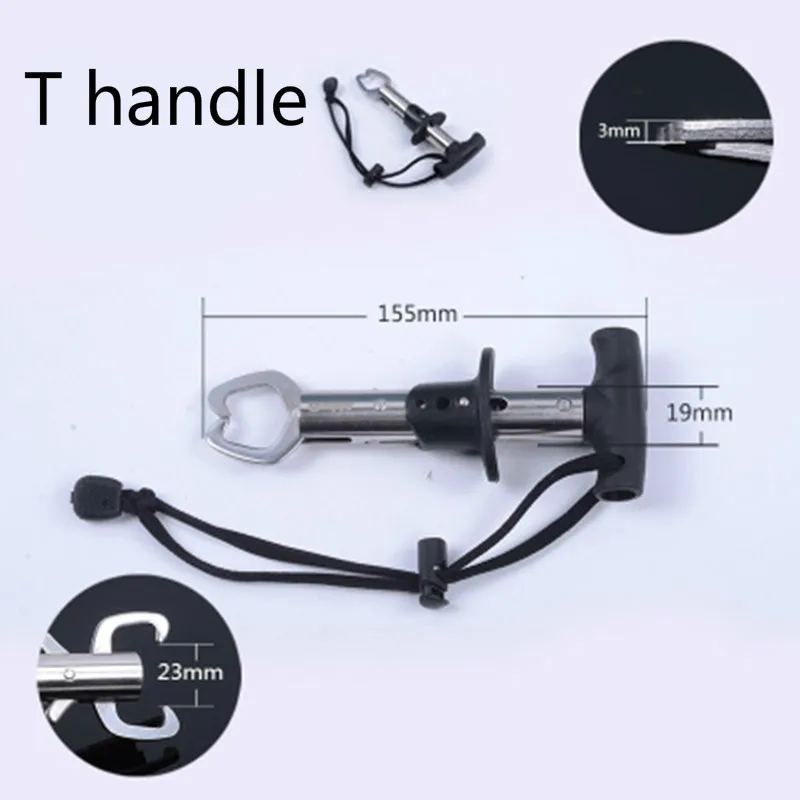 Рыболовный захват из нержавеющей стали зажим для рыболовного