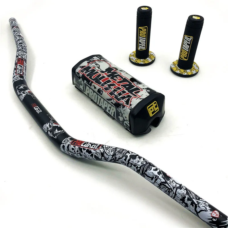 PRO Taper ручки металлические Mulisha пакет Жир Бар 1-1/" PROTAPER руль колодки грязь питбайк Мотокросс Мотоцикл CRF KLX KTM