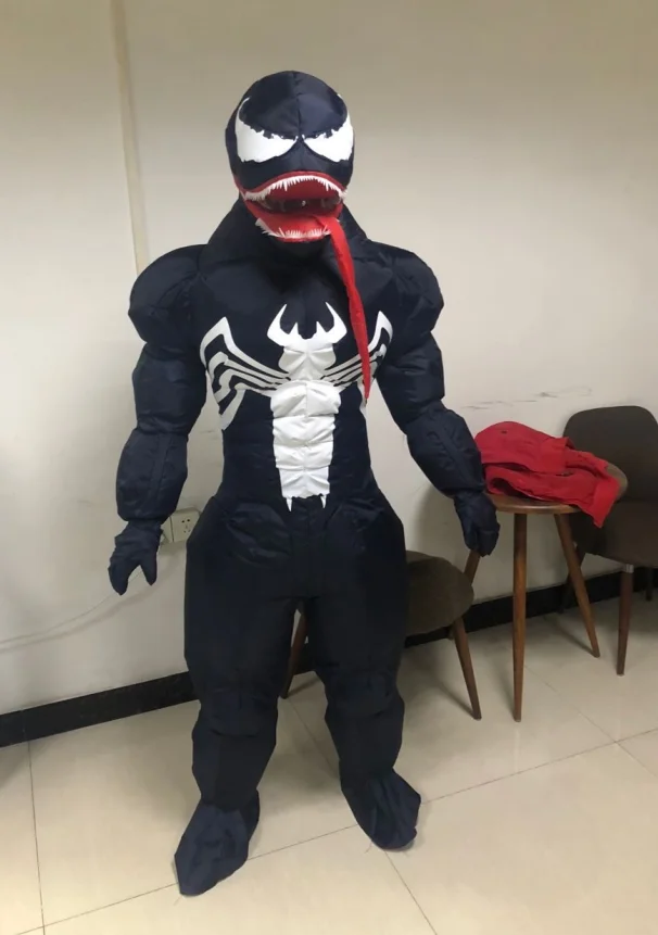 Надувной костюм Веном для взрослых на Хэллоуин женщин и мужчин карнававечерние