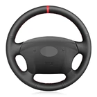 Противоскользящая черная искусственная кожа для Hyundai Azera 2005-2010 Sonata NF NFC 2005-2010 Kia Carens 2007-2011