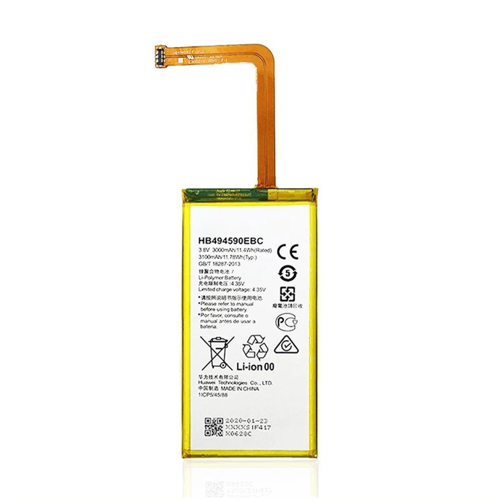 Bater&iacute;a 100% Original HB494590EBC para Huawei Honor 7 Glory PLK-L01 / UL00 / AL10/TL01H, 3100mAh, ATH-AL00-1