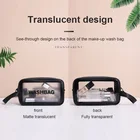 Портативная косметичка, прозрачная Водонепроницаемая Вместительная женская косметичка, органайзер для туалетных принадлежностей, дорожная косметичка