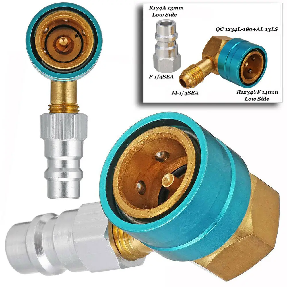 

R1234YF to R134a Low Side Quick Coupler Adapters Car Air Conditioning Fitting