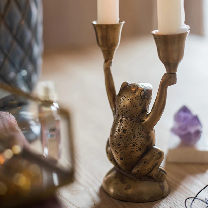 Индийская подставка для свечей винтажный Латунный Подсвечник Ручной работы с