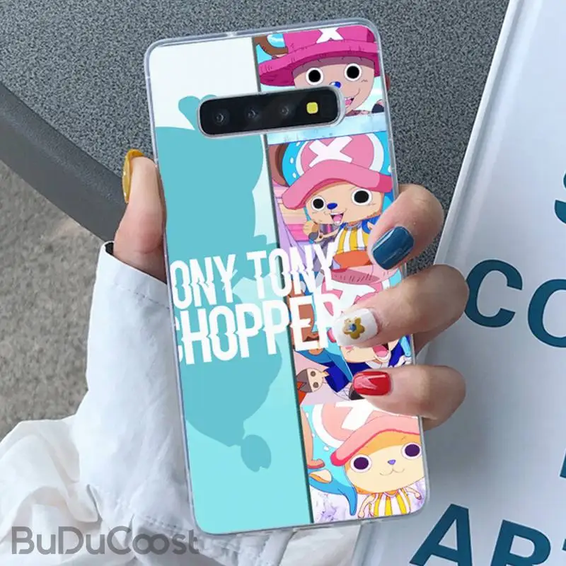 

Riccu Anime One Piece Luffy Tony Chopper Phone Case for Samsung S20 plus Ultra S6 S7 edge S8 S9 plus S10 5G lite 2020