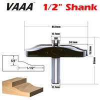 vaaa 1pc 12 shank 3 12 diameter cove raised panel router bit woodworking cutter tenon cutter for woodworking tools