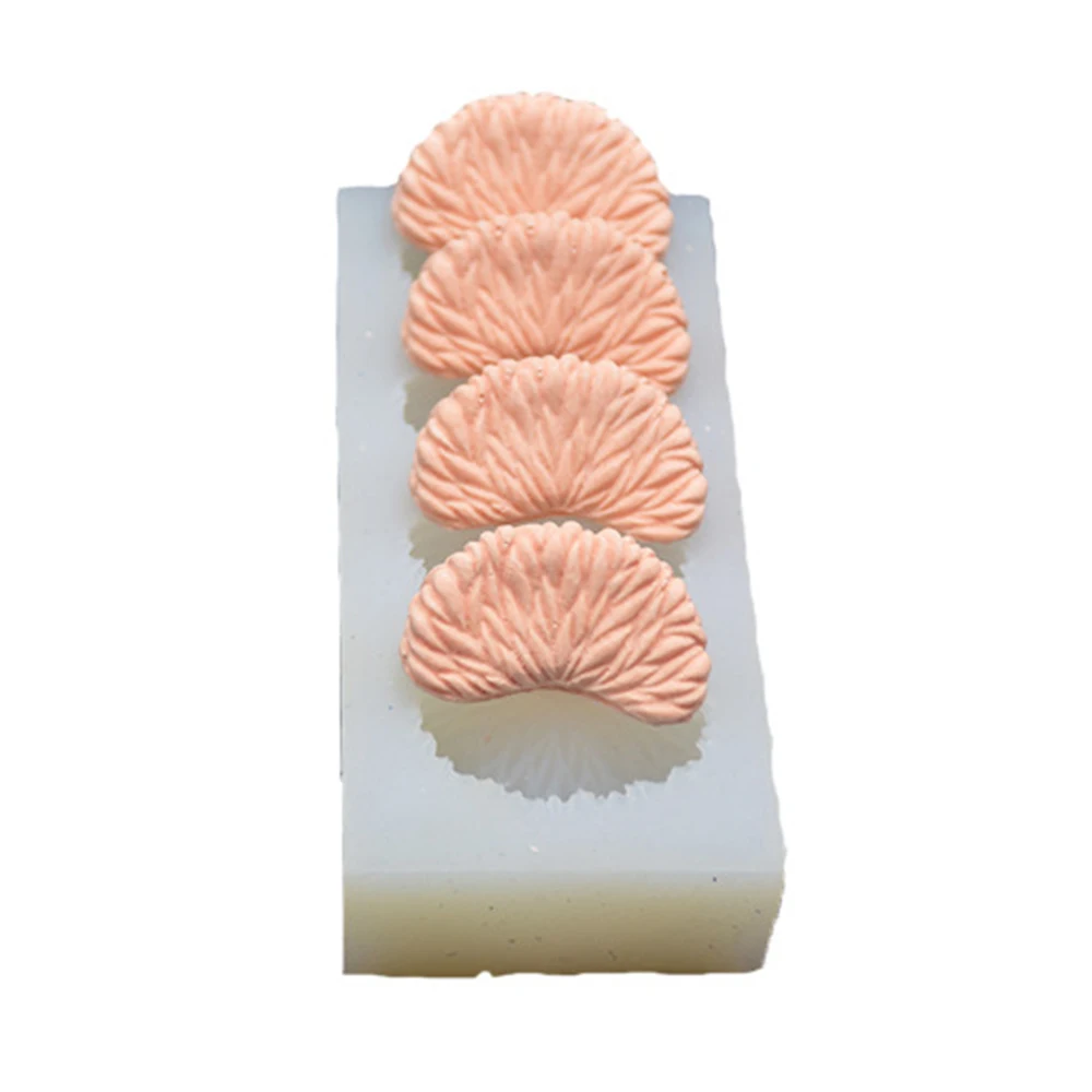 Tangerine ломтик силиконовая форма-фруктовая форма Украшение Тортов мастикой