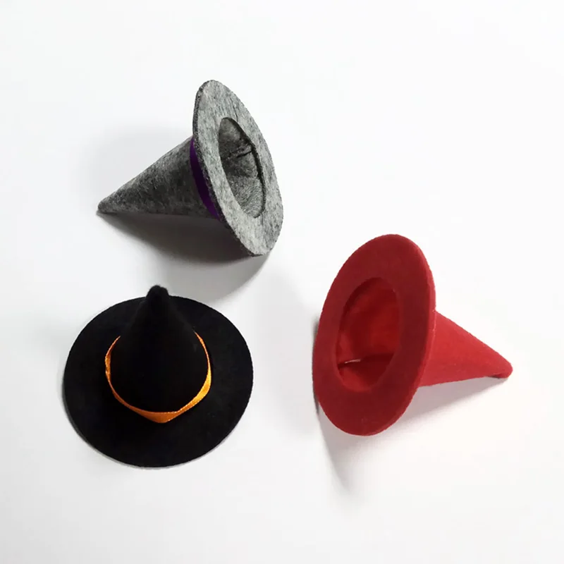 10 шт крышка бутылки вина Мини Хэллоуин шляпа ведьмы фестиваль Декор для