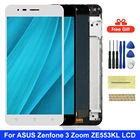 ЖК-экран 5,5 дюйма для ASUS Zenfone 3 Zoom ZE553KL Z01HDA, ЖК-дисплей, сенсорный экран, дигитайзер, запчасти для ASUS ZE553KL, ЖК-дисплей