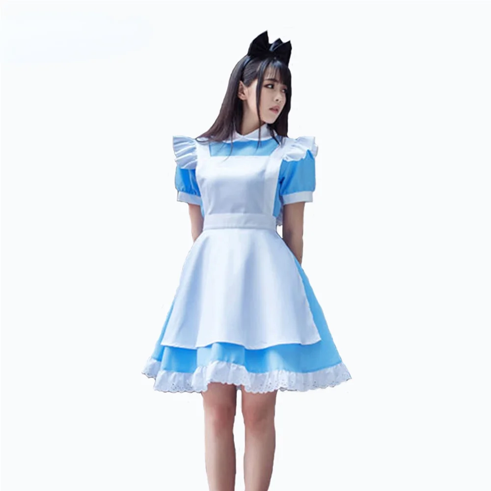 

Игровая Страна Чудес вечерние Косплей Альк Костюм Аниме фотоплатье Униформа Сладкая Лолита Хэллоуин