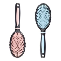 2 color bluezoo male lady candy color matte abs air cushion massage comb edge brush