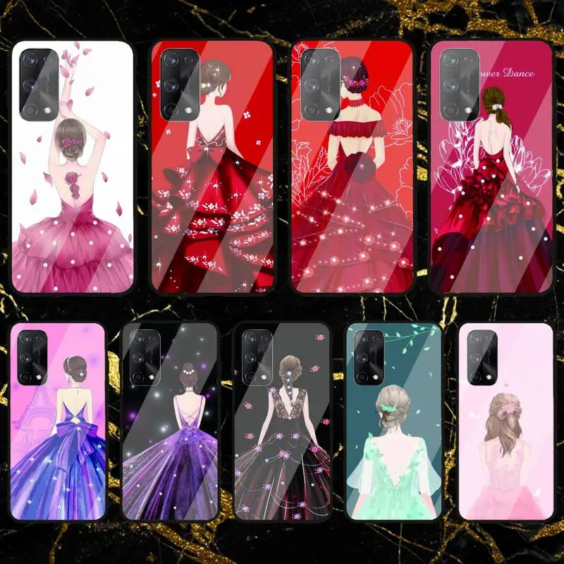 RUICHI свадебное платье задняя часть для Oppo R9 11 17 PRO F5 7 9 A5 37 57 59 83 стеклянная оболочка |