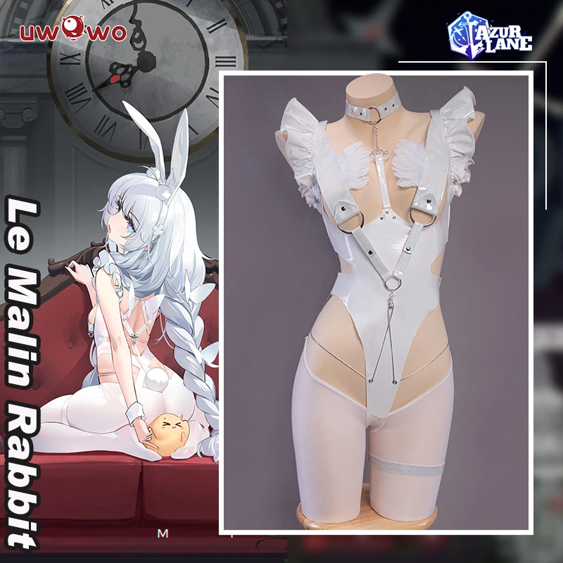 UWOWO игра Azur переулок Live 2D Le Malin кролик косплей костюм сексуальный боди наряд для