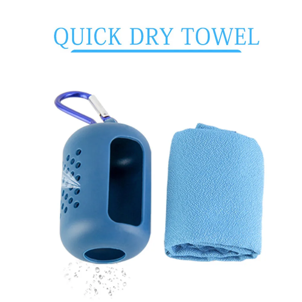 Быстрая Сушка микрофибры полотенце для спорта бега кемпинга портативное фитнеса